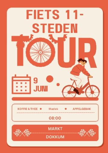Fiets 11-stedentocht